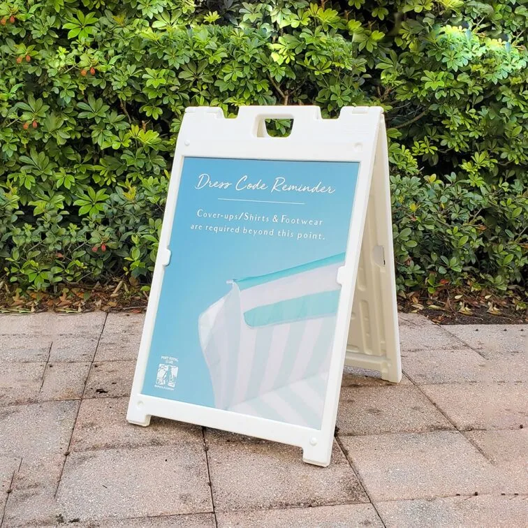 A frame sidewalk sign Copy