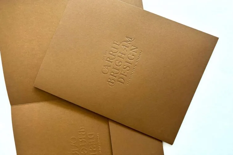 Carrie brigham folder embossed Copy