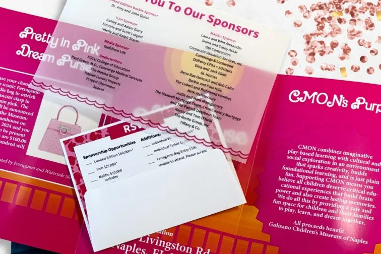 Childrens museum barbie invitation