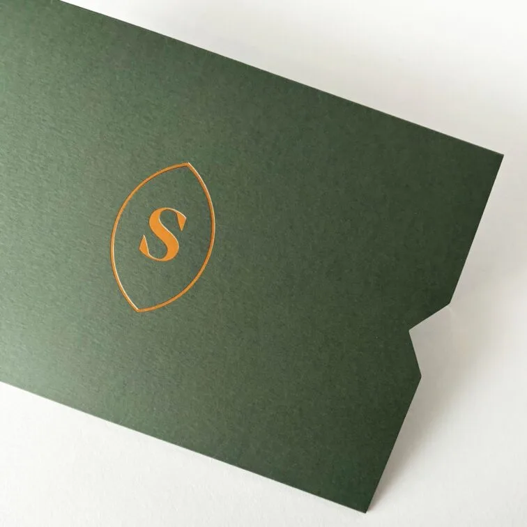 Custom diecut sleeve copper foil stamping Copy