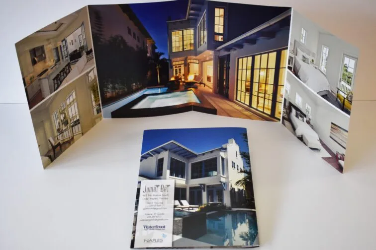 Four panel brochure