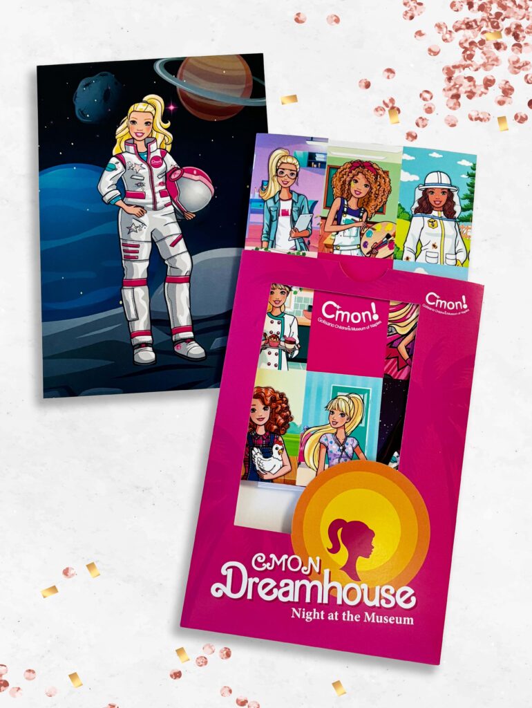 Cmon barbie theme invitation