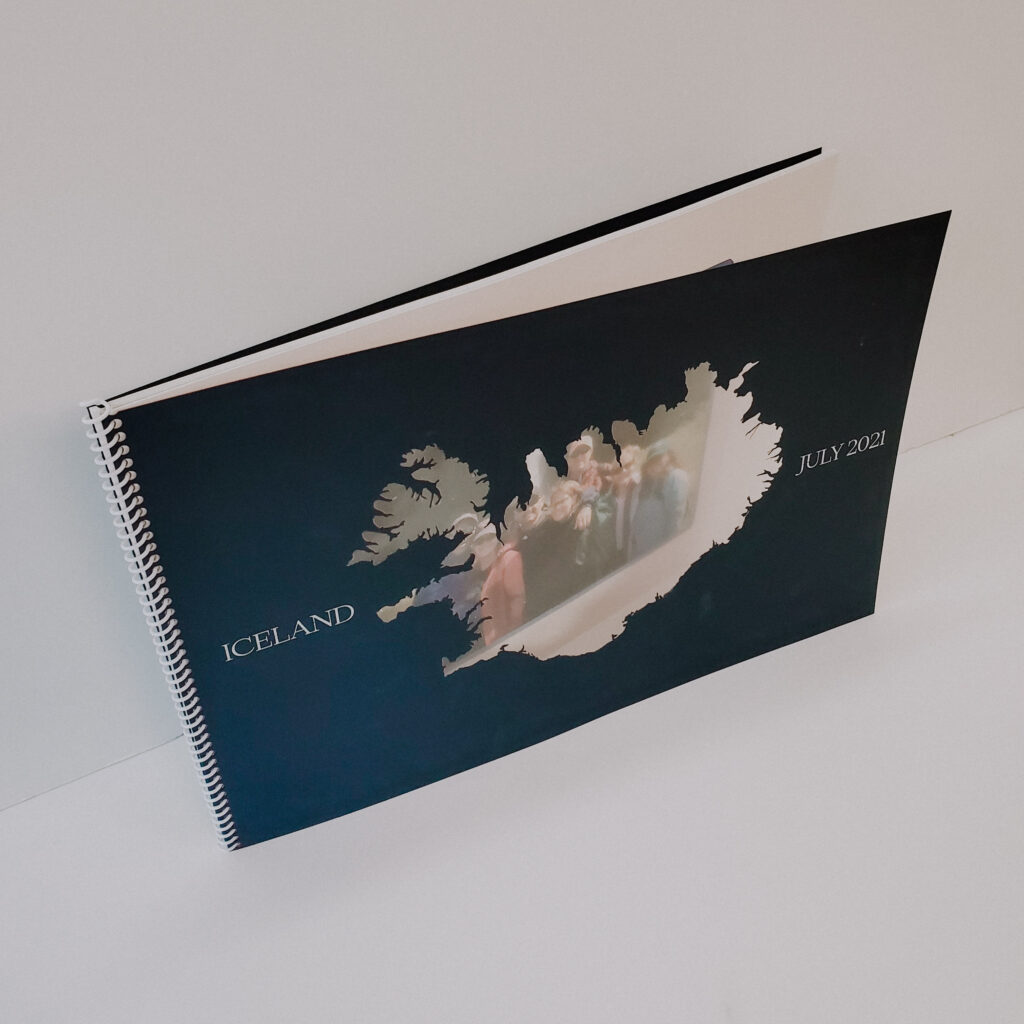 Custom Iceland Photo Book with Coil Binding