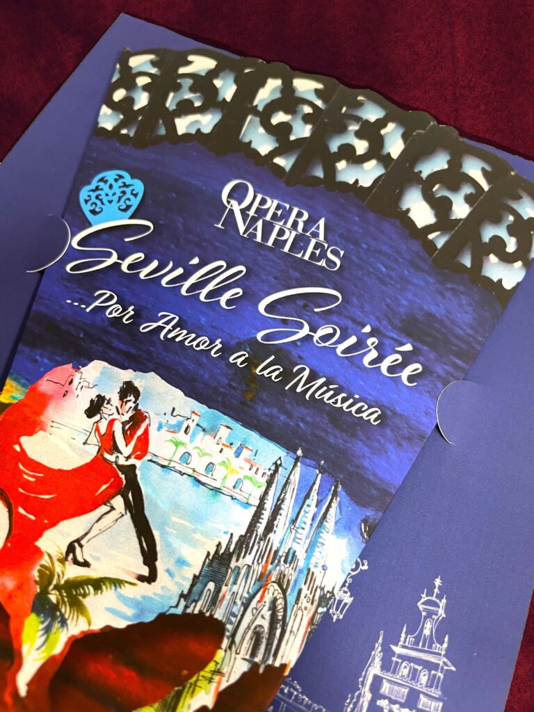 Opera naples spanish fan invite