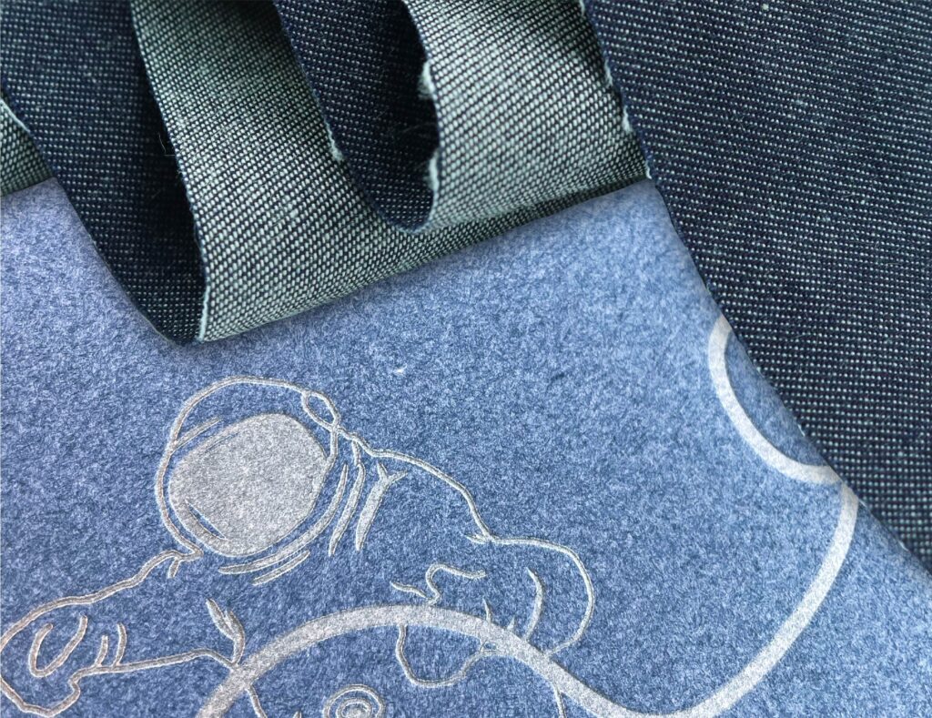 Earth day 2023 recyled denim paper sustainable