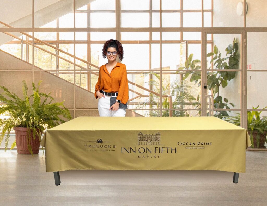 Inn on fifth table cloth scene