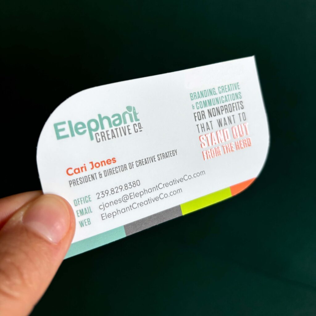 Spot varnish soft touch round corners