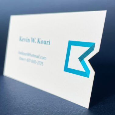 Kouri laser cut business card Copy