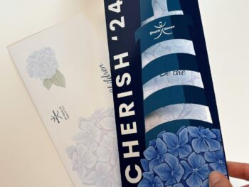 Lighthouse die cut invite