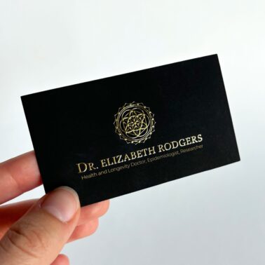 Raised metallic gold foil cards Copy